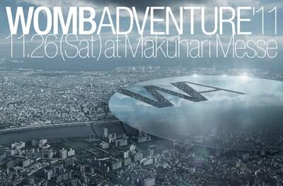 イベント「WOMB ADVENTURE'11」フライヤー