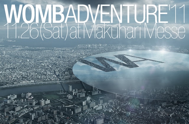 イベント「WOMB ADVENTURE'11」フライヤー