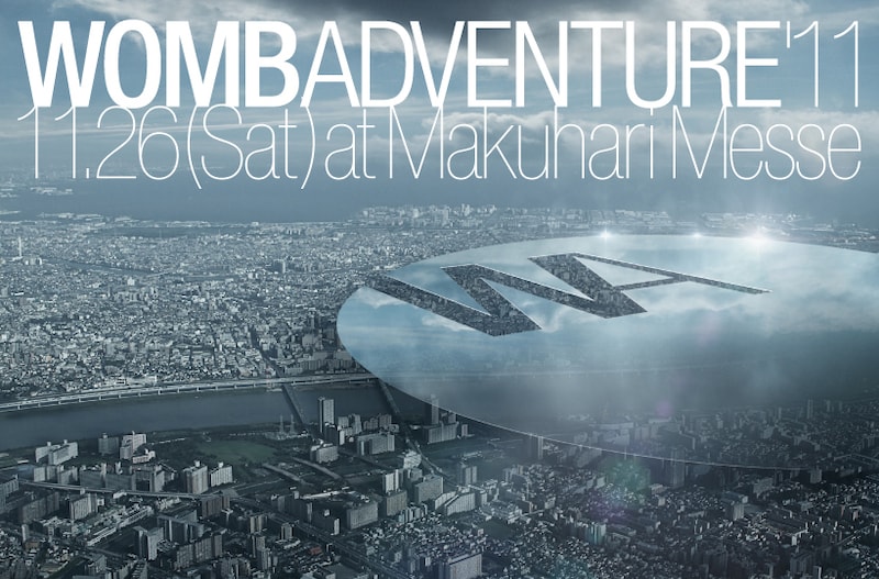 イベント「WOMB ADVENTURE'11」フライヤー
