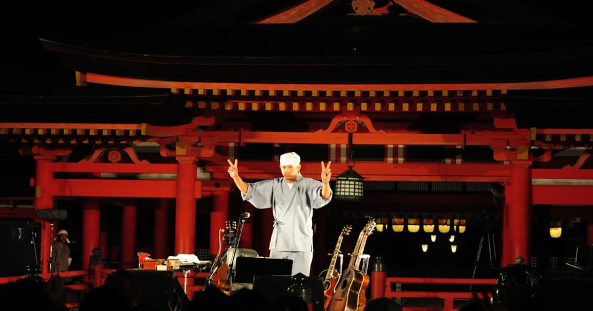 奥田民生、世界遺産嚴島神社での「ひとり股旅」DVD化 - 音楽ナタリー