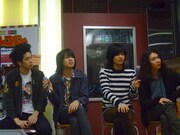 黒猫チェルシー。左から渡辺大知（Vo）、澤竜次（G）、岡本啓佑（Dr）、宮田岳（B）。