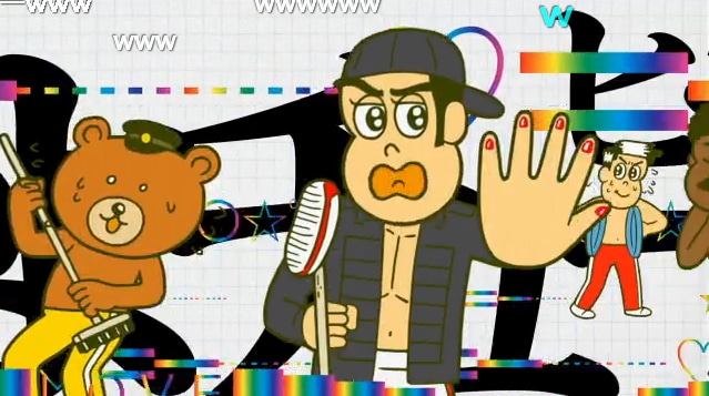 写真は「D.T.のうた feat. かよチュー」ビデオクリップ・ヤラセ弾幕バージョン。