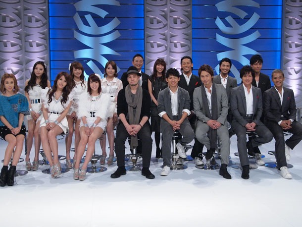 出演アーティスト全員によるトーク収録の模様。