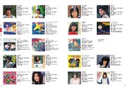 「筒美京平の世界 [増補新訂版]」シングルディスコグラフィーの1976年～1977年のページ。