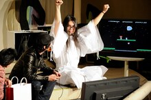 ステージ1の最後に行われたゲーム対決ではKenKenが勝利。（撮影：釘野孝宏）