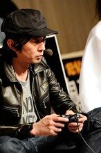 増子直純はゲームの魅力について「ゲームは映画に参加してる感覚に近い」と熱弁。（撮影：釘野孝宏）