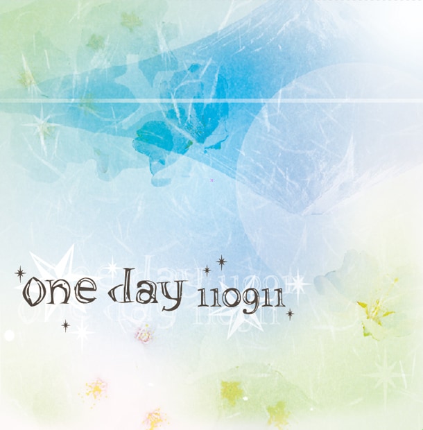 アルバム「one day 110911」ジャケット