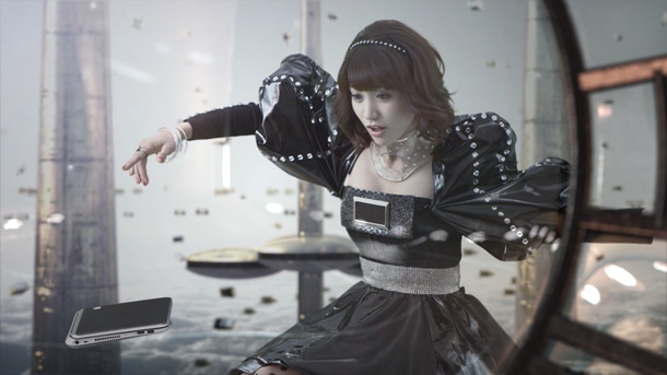 写真は「HPサポートエンジェルNEXT モバイル篇」の1シーン。