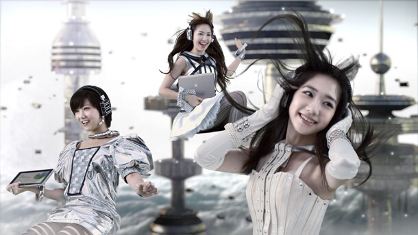 写真は「HPサポートエンジェルNEXT モバイル篇」の1シーン。