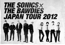 「THE SONICS×THE BAWDIES JAPAN TOUR 2012」メインビジュアル