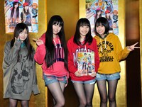 ももいろクローバーZ-1（写真左から有安杏果、佐々木彩夏、百田夏菜子、玉井詩織）