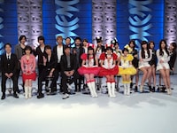 出演者全員によるトーク収録の模様。