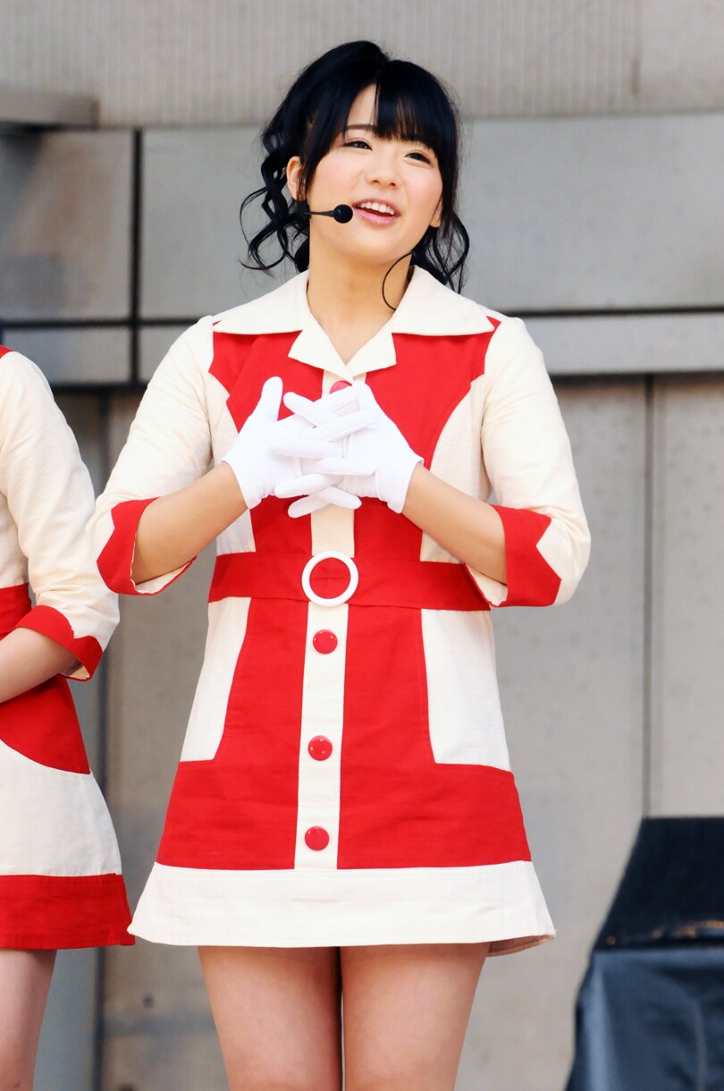 平嶋夏海 - 渡り廊下走り隊7、雨の新曲イベントに“クレしん”乱入