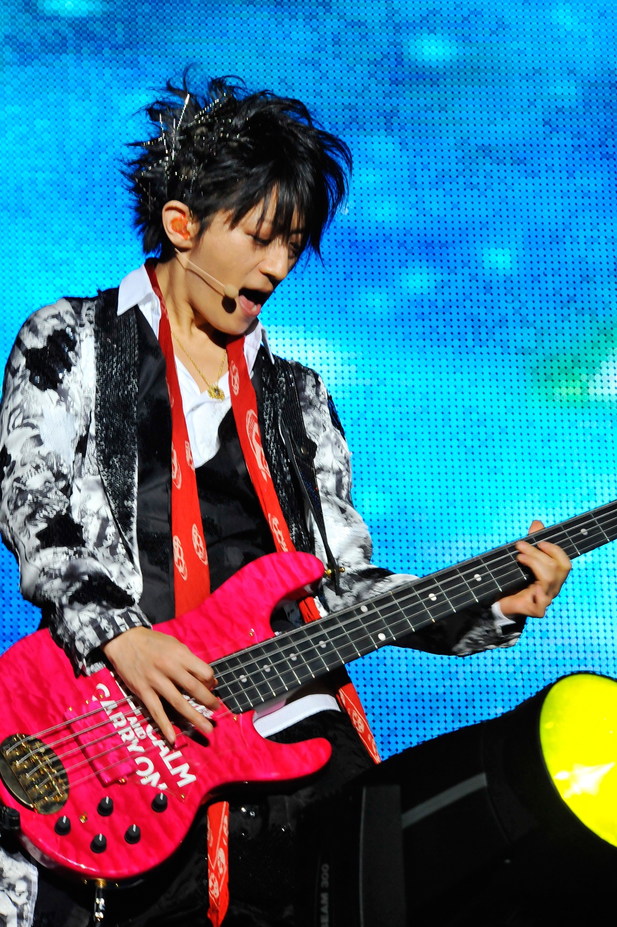 12月3日のライブより、tetsuya。