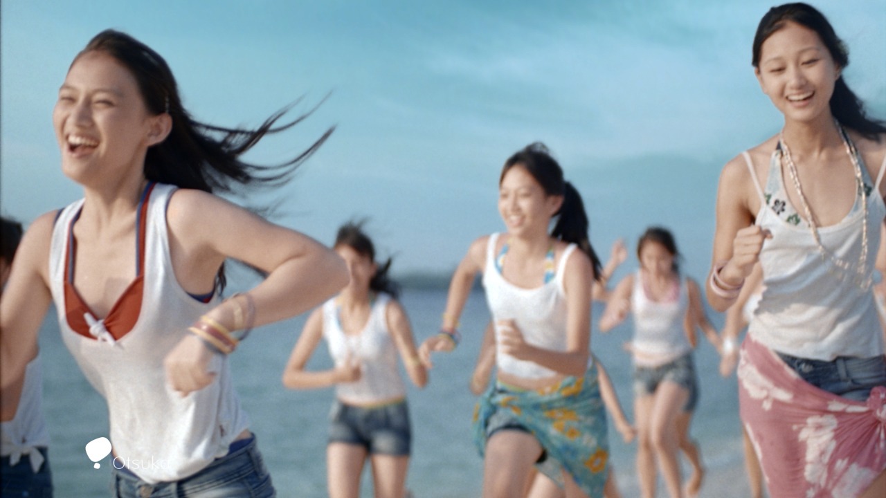 「ポカリスエット」テレビCM「Build the Dream」より。