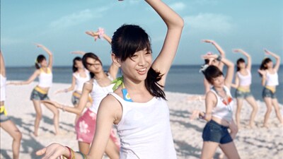 「ポカリスエット」テレビCM「Build the Dream」より。