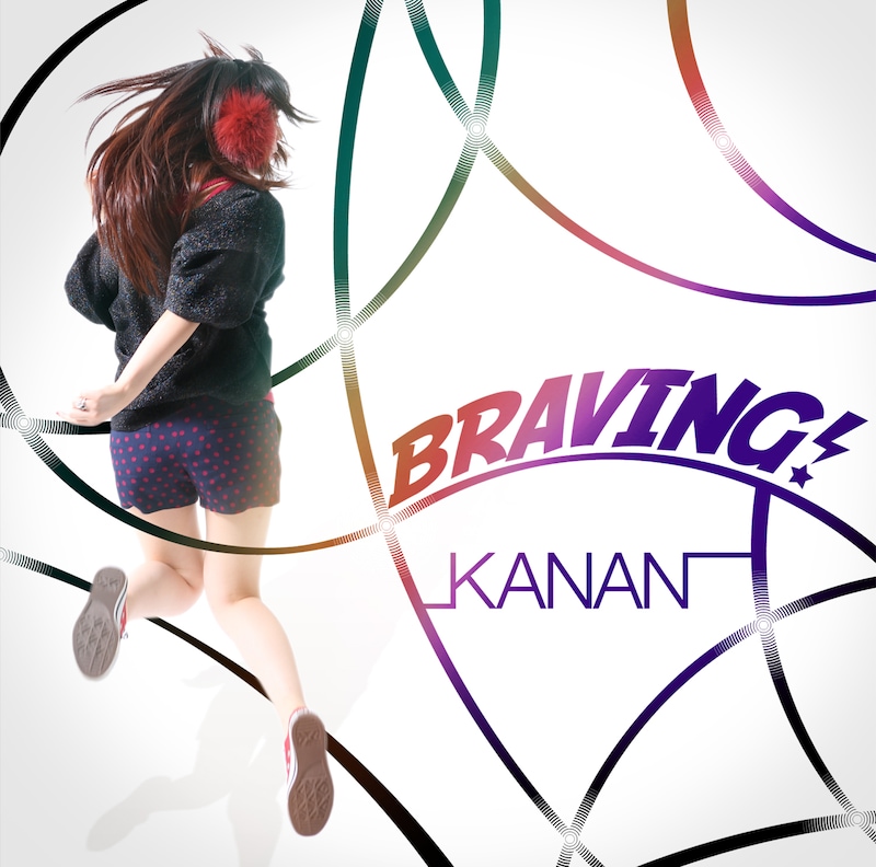 KANANニューシングル「BRAVING!」CD盤ジャケット