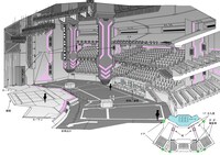 アニメ「AKB0048」より、AKB0048劇場のイメージイラスト。ここで“シアターの女神”に会える。 (C)AKB0048製作委員会