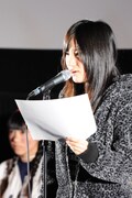 矢神久美（SKE48チームS）は「演じることが大好きで、ドラマや映画の経験はあったが声優は初めて。声だけで演じるという魅力的なお仕事をやってみたい」と発言。