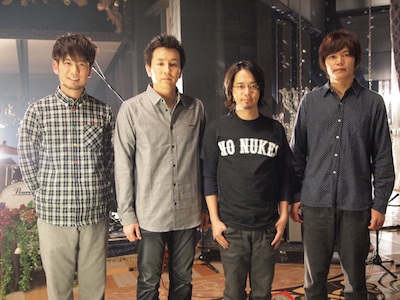 「僕らの音楽」収録現場でのASIAN KUNG-FU GENERATION。