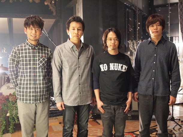 「僕らの音楽」収録現場でのASIAN KUNG-FU GENERATION。