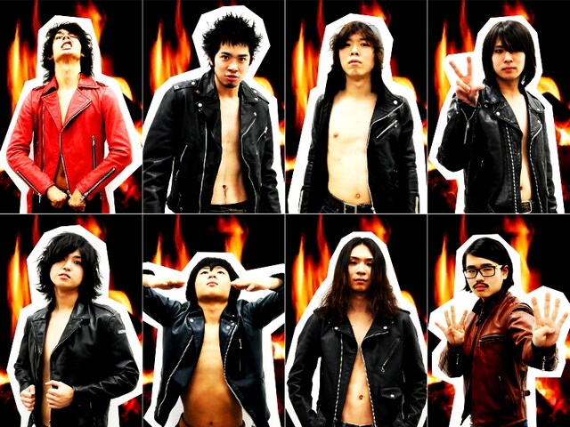 革ジャンを羽織って闘志を燃やす黒猫チェルシー＆OKAMOTO'S。