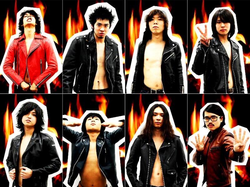 革ジャンを羽織って闘志を燃やす黒猫チェルシー＆OKAMOTO'S。