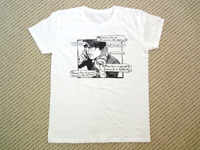 岡村靖幸の新作Tシャツ前身頃。