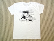 今週の人気の画像6位は「大根×ミツロウが『岡村ちゃんのモテキ』描いた新作Tシャツ」より、岡村靖幸の新作Tシャツ。