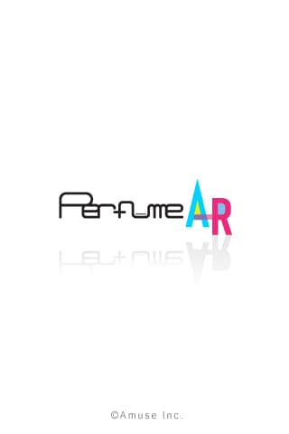 アプリ「PerfumeAR」起動画面