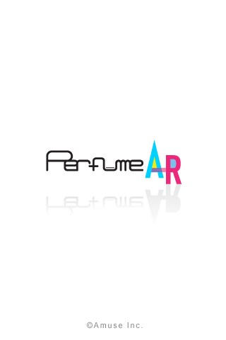 アプリ「PerfumeAR」起動画面