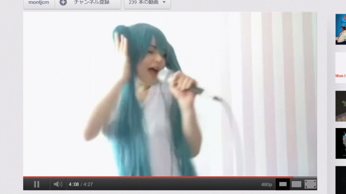 Google ChromeグローバルキャンペーンCMのワンシーン。