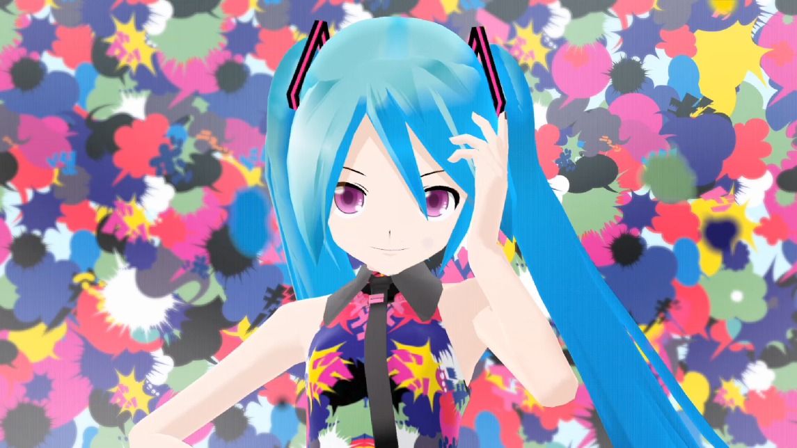 Google ChromeグローバルキャンペーンCMで使用された初音ミクのイラスト。