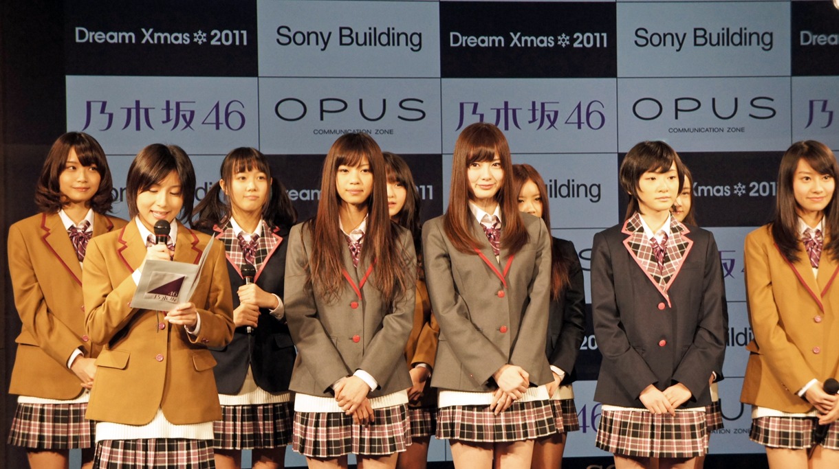 「乃木坂46 クリスマス・スペシャルウィーク＠OPUS」記者会見の様子。
