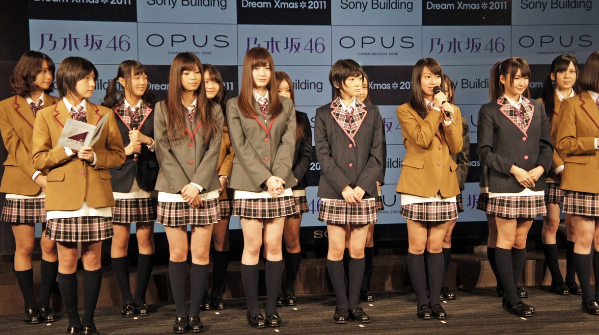 「乃木坂46 クリスマス・スペシャルウィーク＠OPUS」記者会見の様子。