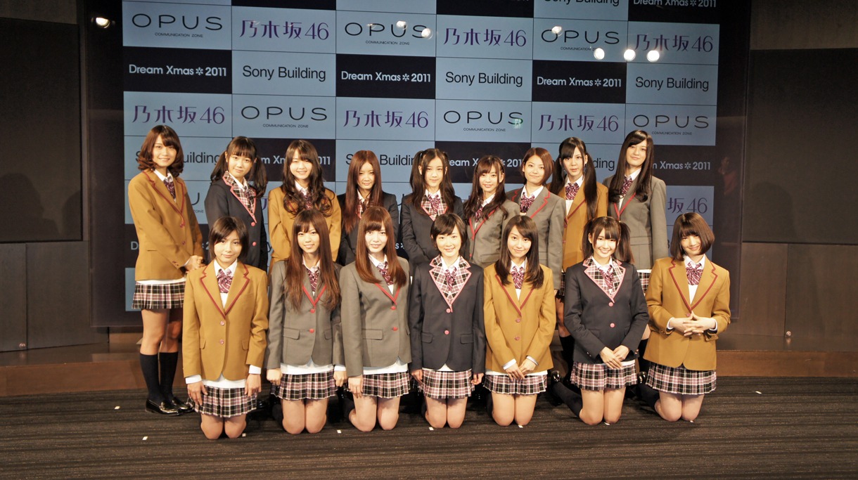 「乃木坂46 クリスマス・スペシャルウィーク＠OPUS」記者会見の様子。