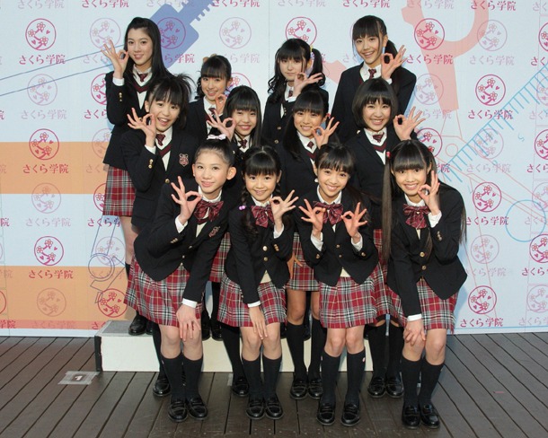 「ベリシュビッッ」リリース記念イベントでのさくら学院。