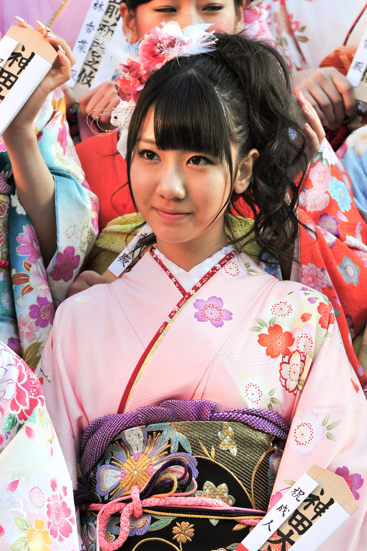 AKB48 柏木由紀 晴れ着特大写真 2010年
