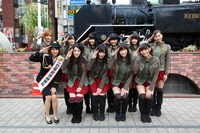 新橋駅前SL広場で行われたフォトセッションより。