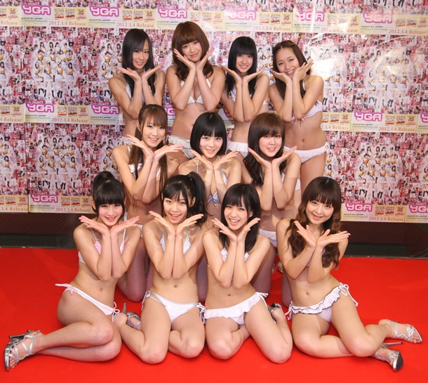 今週の人気の画像2位は「YGAオリコン1位獲得ならず、公約通りメンバー整形手術」より、YGA。