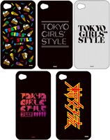 5種類のデザインが用意された2.5D STORE×東京女子流 iPhoneケース。