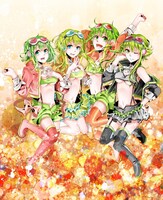 コンピレーションアルバム「Happy Party☆彡 -VOCALOID3 Megpoid (GUMI)-」ジャケット