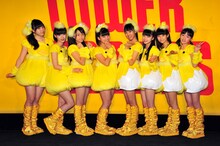 写真左から譜久村聖、生田衣梨奈、鞘師里保、鈴木香音、飯窪春菜、石田亜佑美、佐藤優樹、工藤遥。