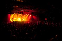 1月27日にLIQUIDROOM ebisuで行われたMAN WITH A MISSIONワンマンライブの様子。