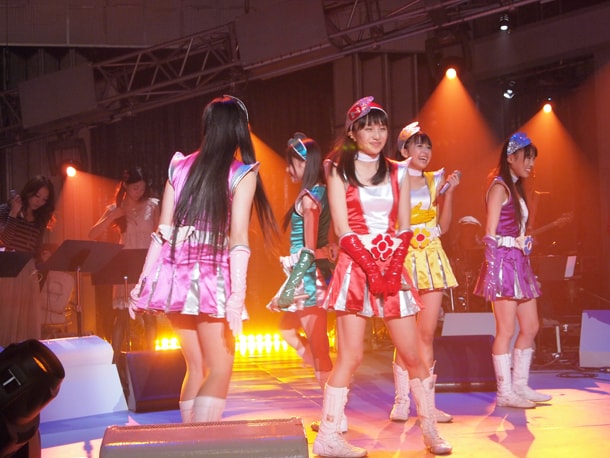 スタジオライブのリハーサル風景。