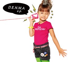 the telephonesが初の日本語詞に挑戦した楽曲も収録されたミニアルバム「D.E.N.W.A e.p.」ジャケット。