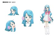 渡辺麻友が演じる園智恵理。