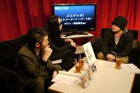 2人目のゲスト、津田尚克監督との対談。