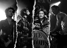 THE MODS。左から2番目が森山達也（Vo, G）。