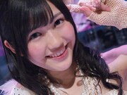 スタジオライブ収録時の渡辺麻友。